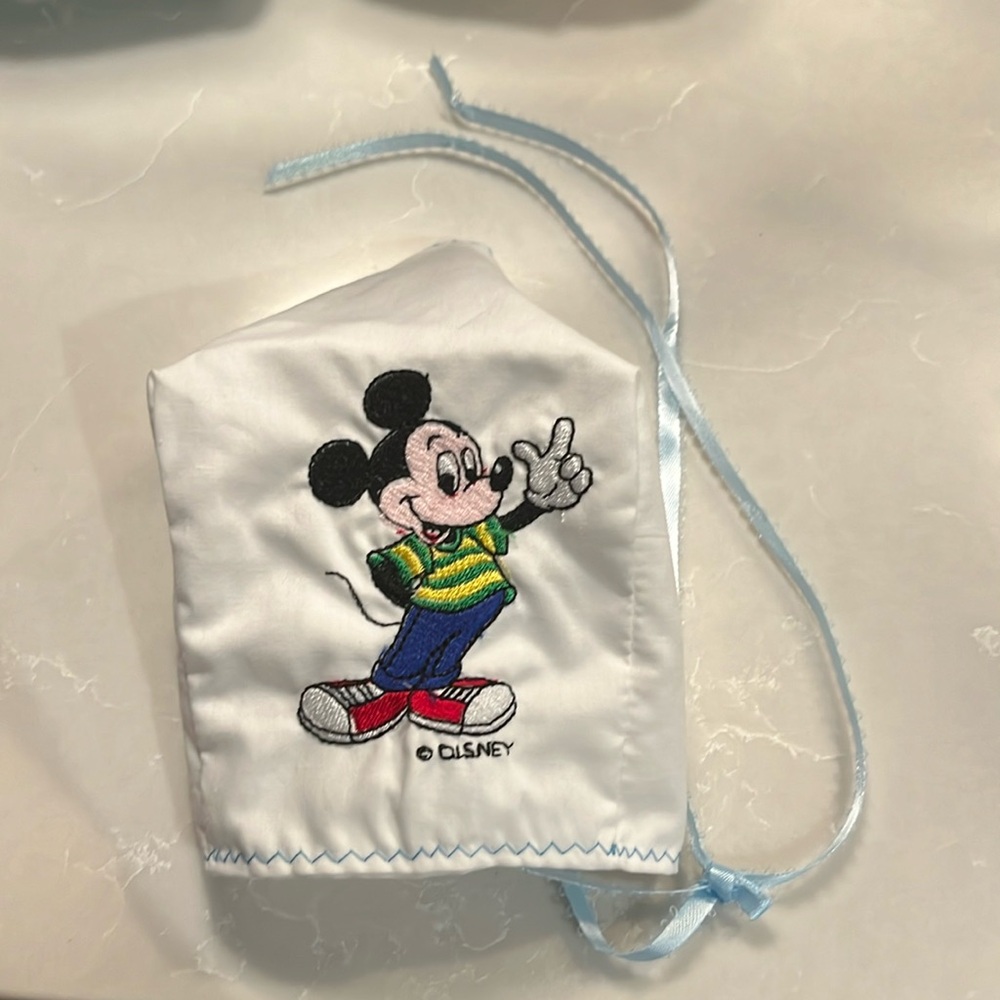 Rare Vintage Disney Mickey Baby Bonnet